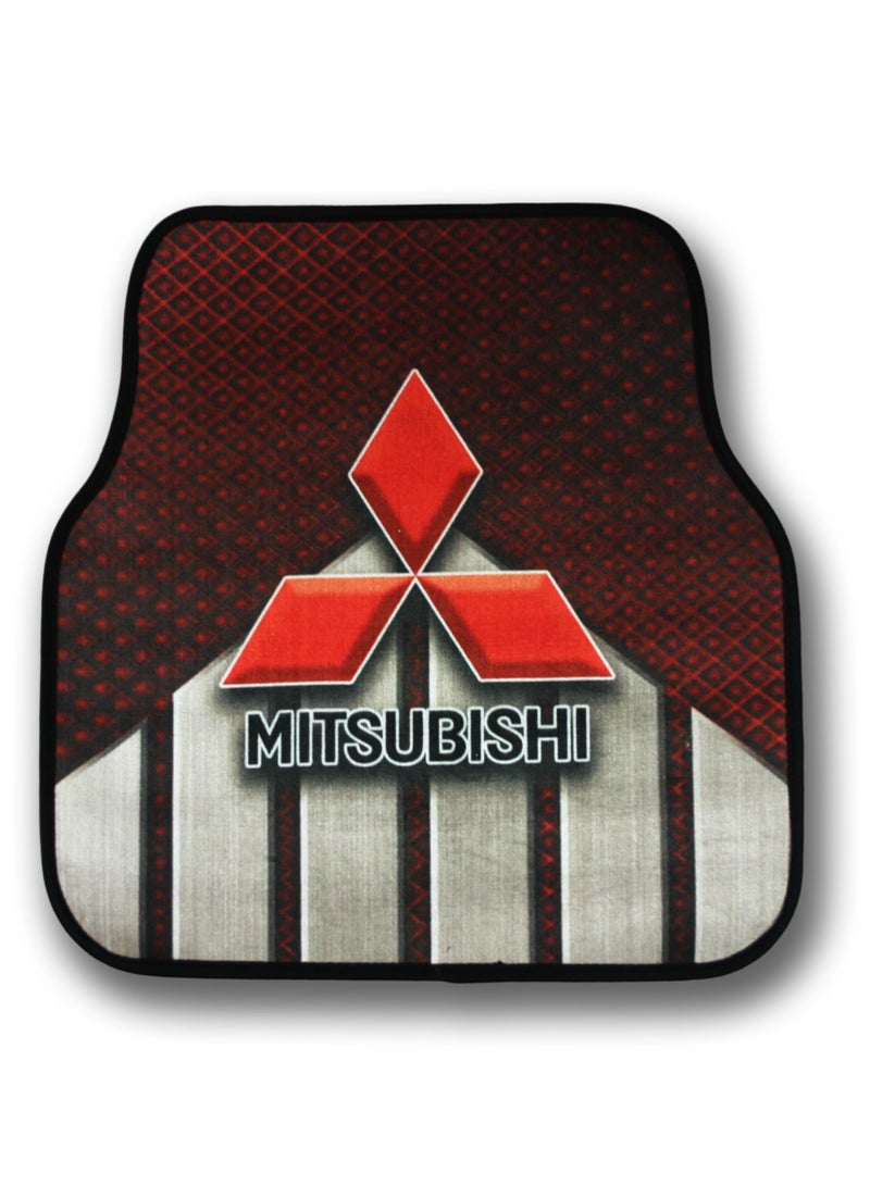 Universal Car Floor Mats Set 5 Pieces Compatible With Mitsubishi Vehicles Anti Slip Design Durable Easy To Clean Protects Interior From Dirt Dust Mud Water And Daily Spills Front Rear And Center Mats For Daily Use - Image 3