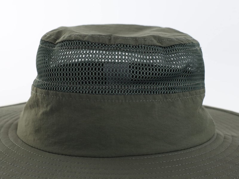 Home Prefer UPF50+ Kids Toddler Boys Sun Hat Wide Brim Fishing Hat UV Protection Hat Light Weight Mesh Bucket Hat Army Green 4-8T - Image 5