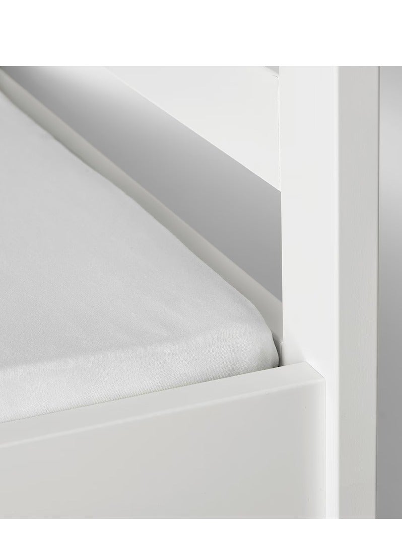 EVER SHINE 2 PCS of Fitted sheet for cot white 60x120 cm - Image 3