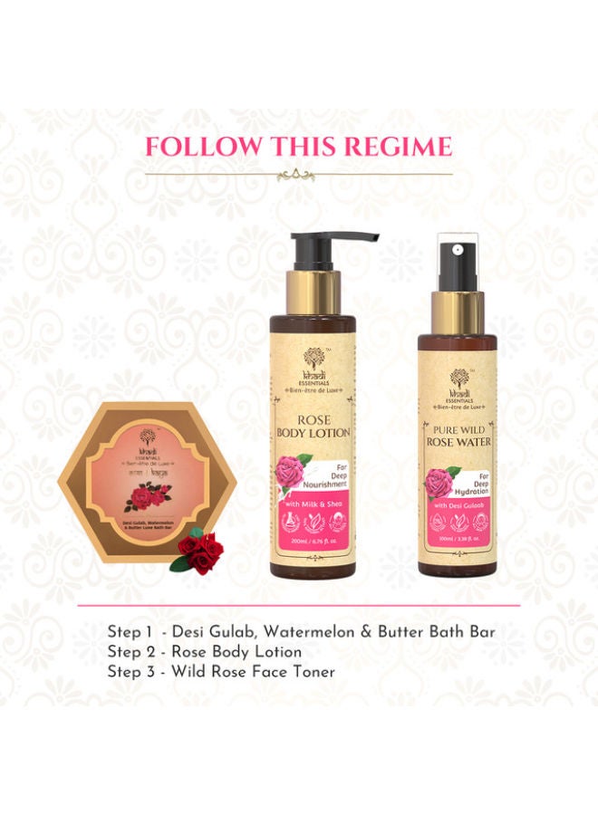 KHADI ESSENTIALS لوشن الجسم بالورد - Image 5