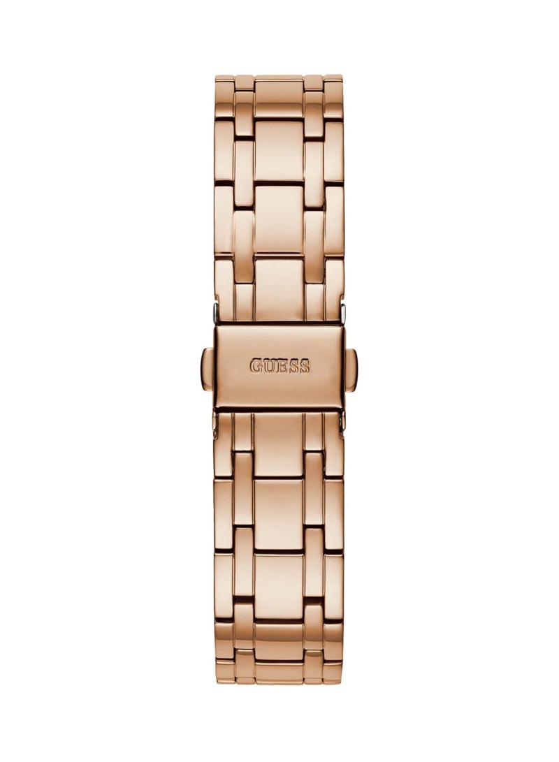GUESS Women's Analog Display Rose Gold Stainless Steel Watch GW0033L3 - 36mm - Image 4