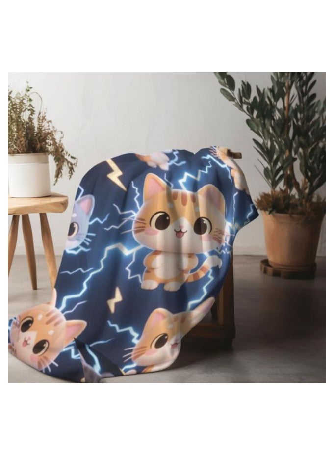 general Children's or student cartoon flannel thin blanket (warm and comfortable, suitable for sleep, games) 100cm*150cm - Image 5