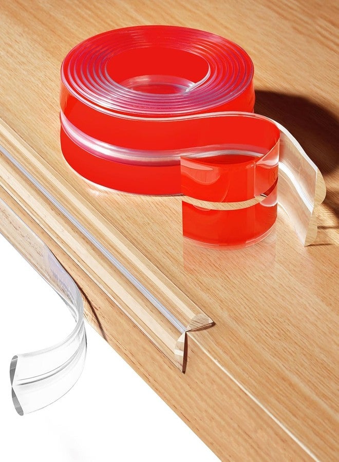 AAMATY 5 Meter Edge Protector Strip for Baby Proofing, Soft Adhesive Safety Guard for Sharp Table Corners, Furniture, Bed, Wall & Nursery Protection Soft Silicone - Image 1