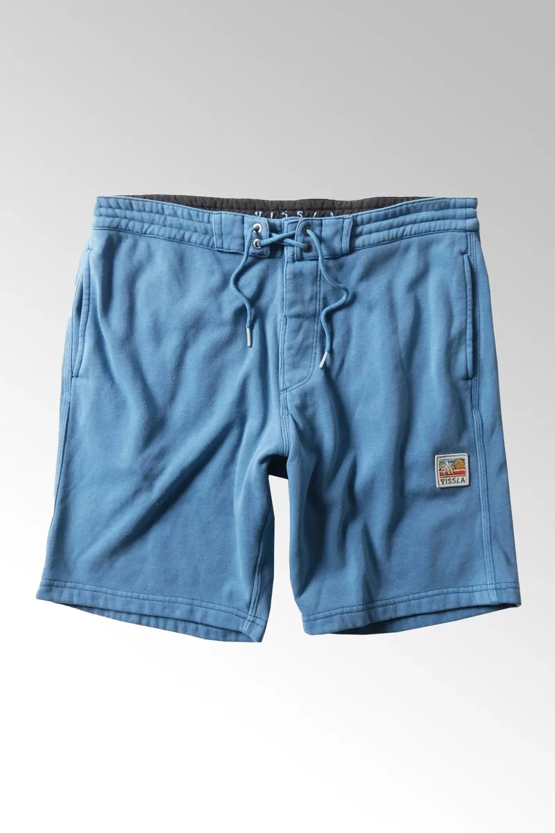 Vissla Solid Sets 18.5" Heritage Blue Sofa Surfer Shorts