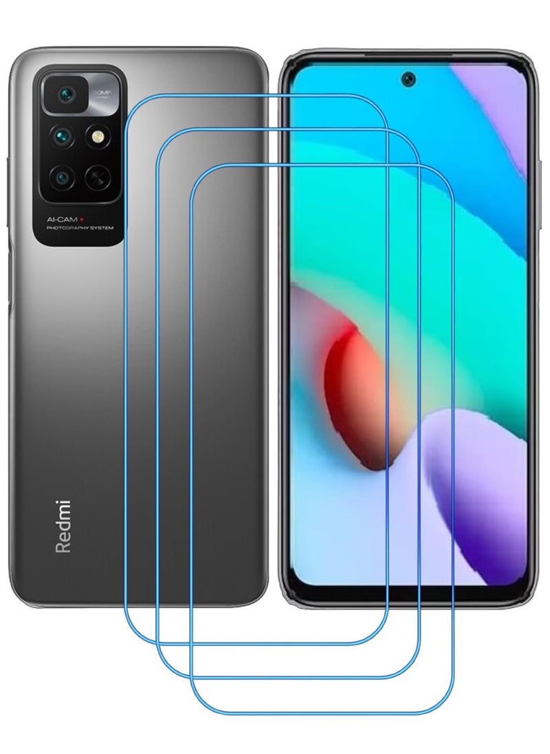 ACLIX 3 Pieces Antistatic ESD Dustproof Premium Quality High Definition Clear Tempered Glass Screen Protector Designed For Xiaomi Redmi Note 11 4G - Image 1