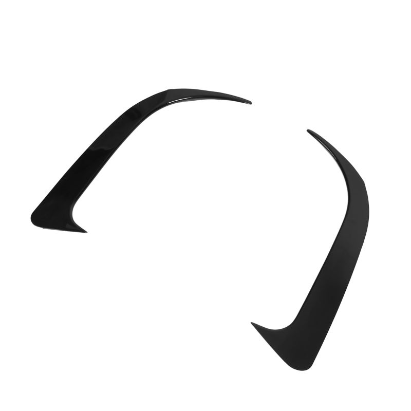Rear Bumper Air Vent Cover Glossy Black ABS Replacement for Mercedes Benz CLA Class W117 AMG Line - Dustproof Rear Bumper Spoiler Trim for CLA180 CLA200 CLA250 CLA45 2013-2019 - Image 4