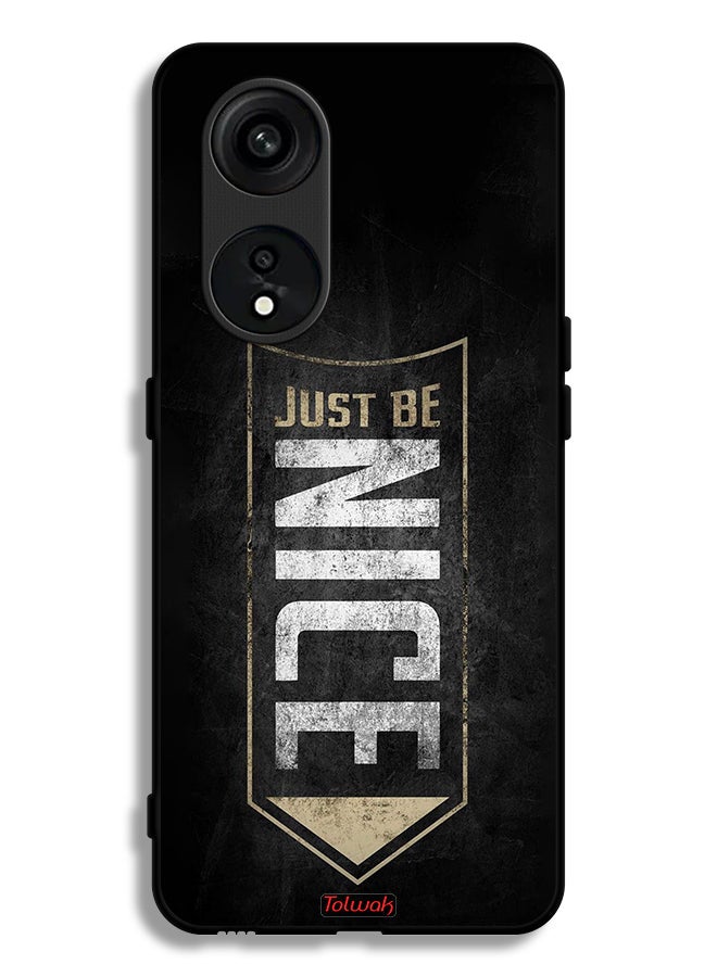 Tolwak Oppo Reno 8T 5G Protective Case Cover Just Be Nice - Image 1
