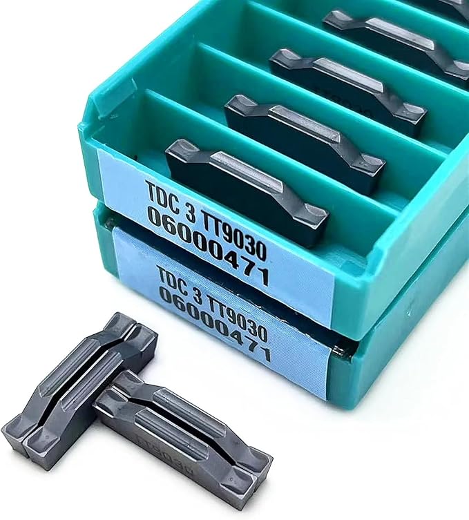 Taegutec TDC3 TT9030 Carbide Insert Grooving Lathe Tool Turning Tool 10pcs - Image 1