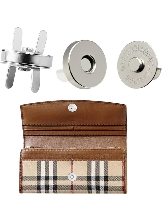 Magnetic Snap Fasteners Snap Clasps Buttons for Handbag Purse Wallet Outdoor Back DIY Accessories Bag Snap(25 ,18 mm)  - Image 2