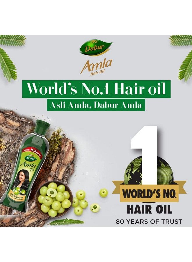 Dabur زيت الشعر أملا 550 مل (عبوة من 3 قطع)؛ شعر أقوى وأطول وأكثر كثافة - Image 3