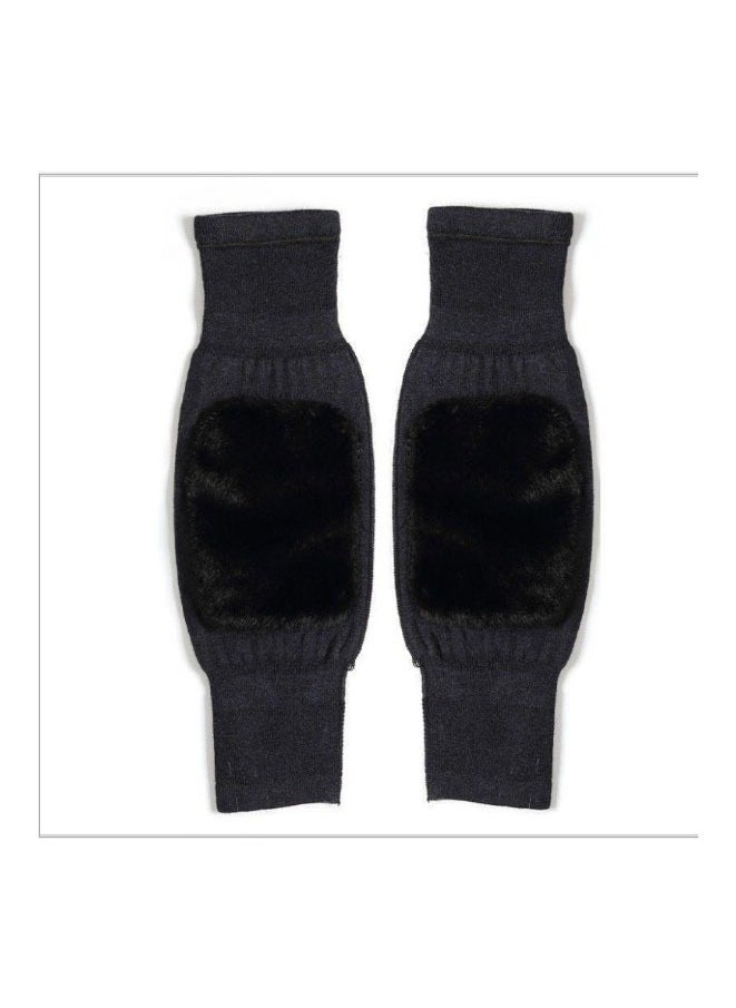 Unisex Cashmere Knee Brace Pads Knee Warmers Thicken Lengthen Breathable Elastic Knee Sleeves Support Protector(Black) - pzsku/Z158263A4F7CE488BE32FZ/45/_/1725603087/83676d78-c19c-4054-ba1c-09b0faf2b687