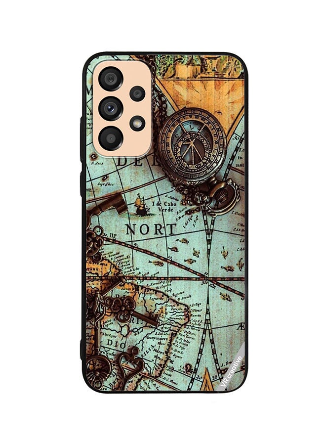 VR CREATIVE Protective Case Cover For Samsung Galaxy A53 5G Compas Design Multicolour - Image 1
