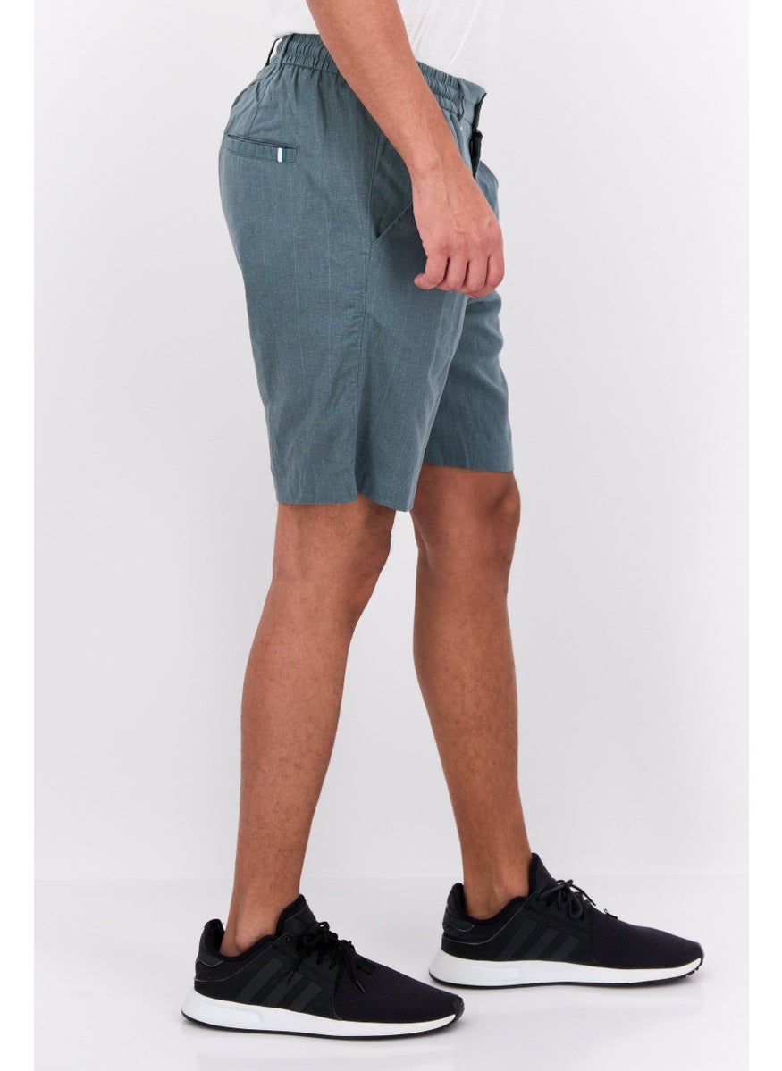 Men Solid Basic Shorts, Teal Green - pzsku/Z158286B7AA216BC56DAAZ/45/_/1737900791/7ebf23b9-5df7-43bf-88f8-01d54e222e8d