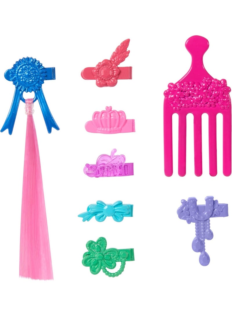 Barbie ألغاز باربي: مطاردة الخيول الكبرى - مجموعة باربي وبيبر للخيول HXJ29 - Image 5