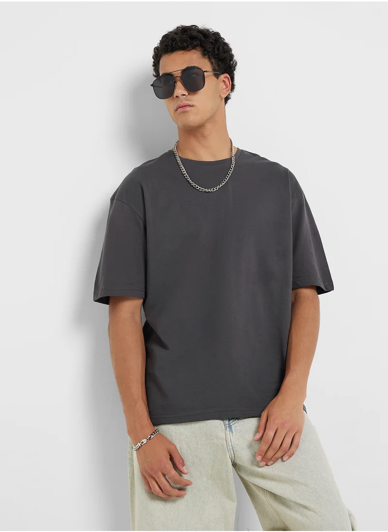 سفنتي فايف Oversized Graphic T-Shirt
