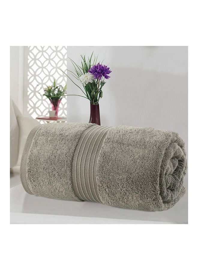 Bliss Casa 1-Piece Bath Sheet, 100% Combed Cotton 550 GSM Superior Quality Towels, Quick Dry Highly Absorbent, Thick, Soft and Hotel Bathroom Towels for Bath and Spa 90x180 cm Grey 80x190cm - Image 3