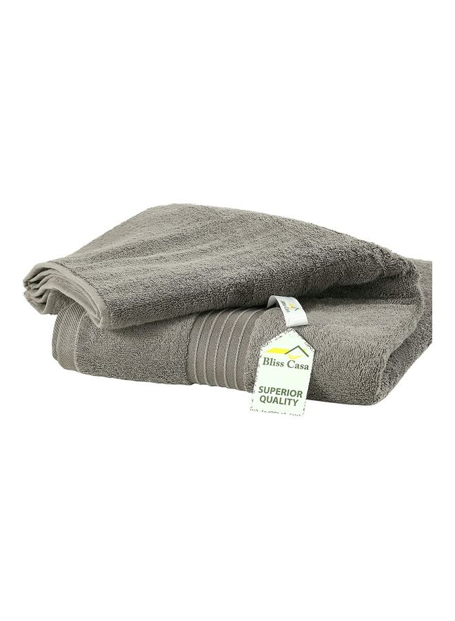 Bliss Casa 1-Piece Bath Sheet, 100% Combed Cotton 550 GSM Superior Quality Towels, Quick Dry Highly Absorbent, Thick, Soft and Hotel Bathroom Towels for Bath and Spa 90x180 cm Grey 80x190cm - Image 4