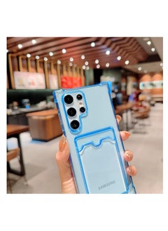 Generic Samsung Galaxy A35 Clear Case with Card Slot Soft TPU Bumper Slim Protective Cover with Card Holder Cute Card Holder Slim Fit Protective Phone Cover - Clear  - Image 3