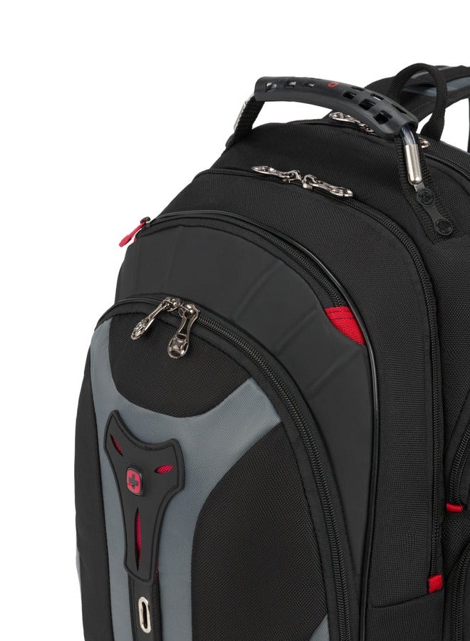 Wenger Pegasus 17 Inch Laptop Backpack - Black/Grey - Image 2