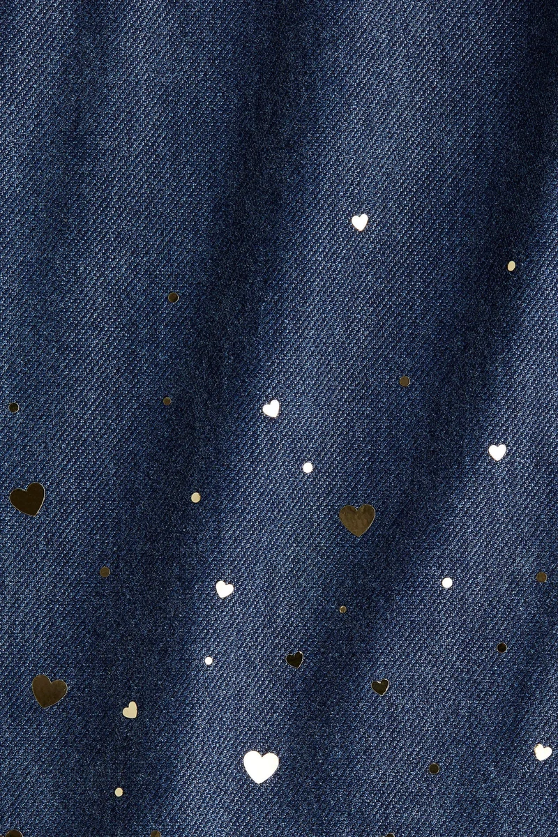 H&M Wide denim-look trousers