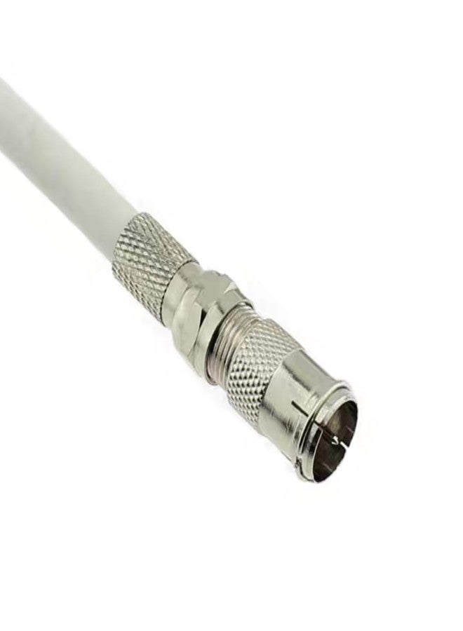 EZYUMM 3-Pack Quick Connect Coaxial Cable Connector, Push-On F Type Male to Female Adapter for RG6 Cable, Satellite Dish, TV, Internet & RV (Nickel Plated, Easy Install) - Image 2
