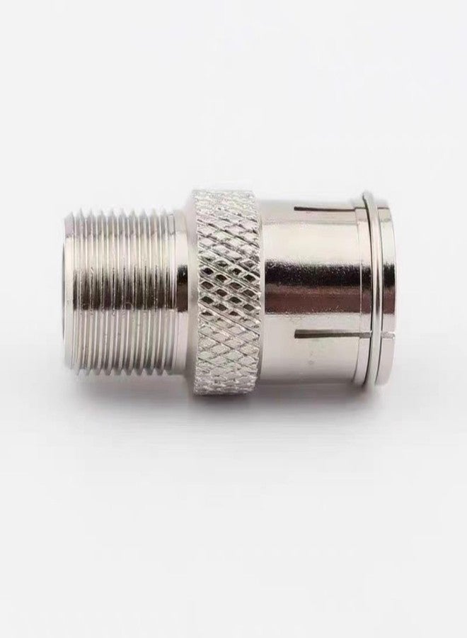 EZYUMM 3-Pack Quick Connect Coaxial Cable Connector, Push-On F Type Male to Female Adapter for RG6 Cable, Satellite Dish, TV, Internet & RV (Nickel Plated, Easy Install) - Image 3