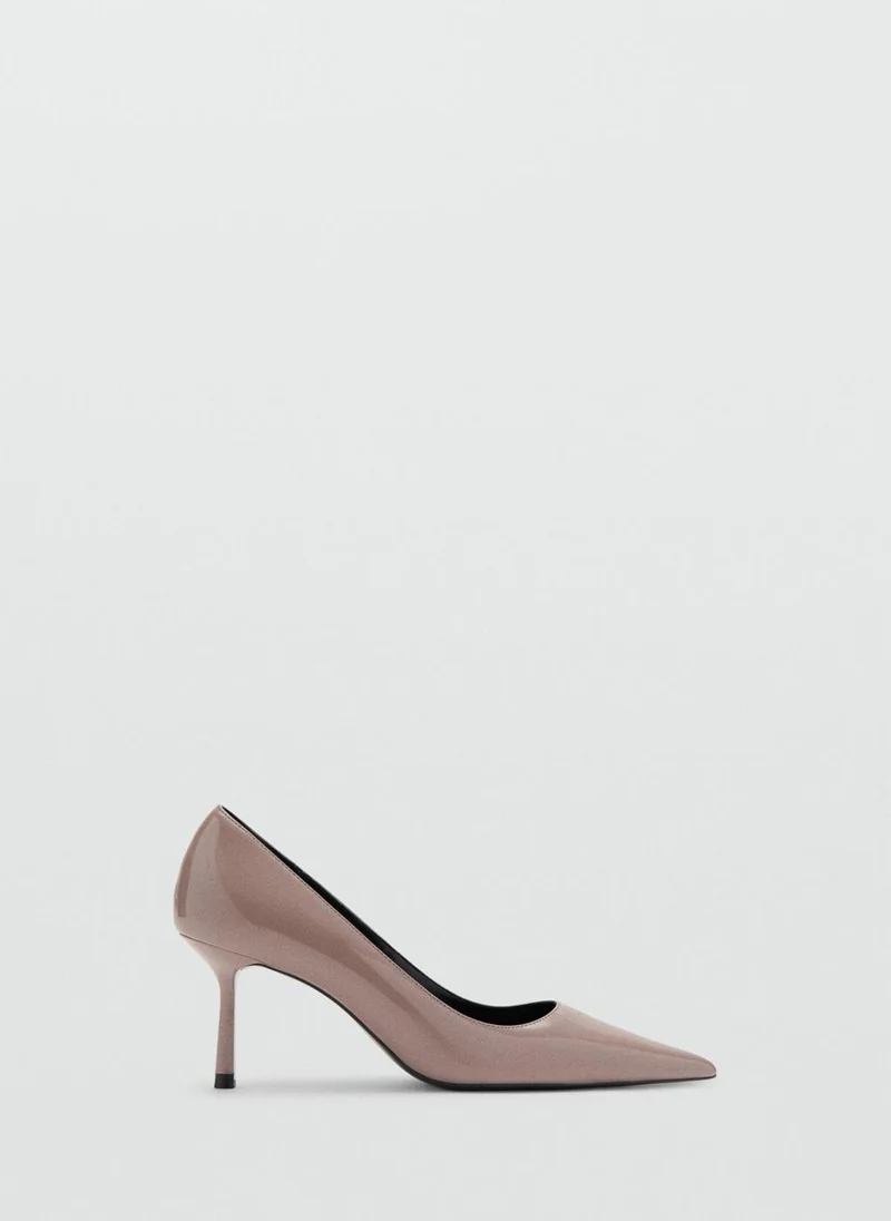 مانجو Patent leather pointed-toe court shoes