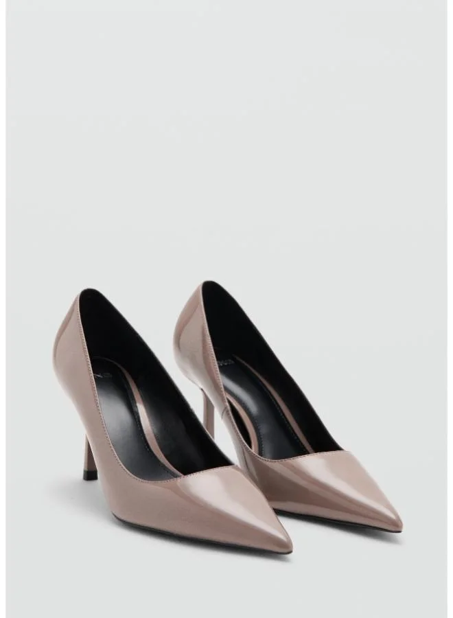 MANGO  Patent leather pointed-toe court shoes for Women | Best Price UAE