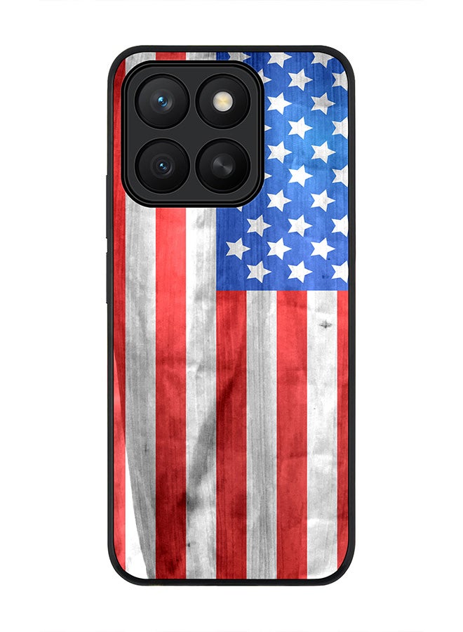 Stylizedd For Honor X8c Case,Slim fit Camera Protection, Shockproof Thin Phone cover  - USA Grunge Flag