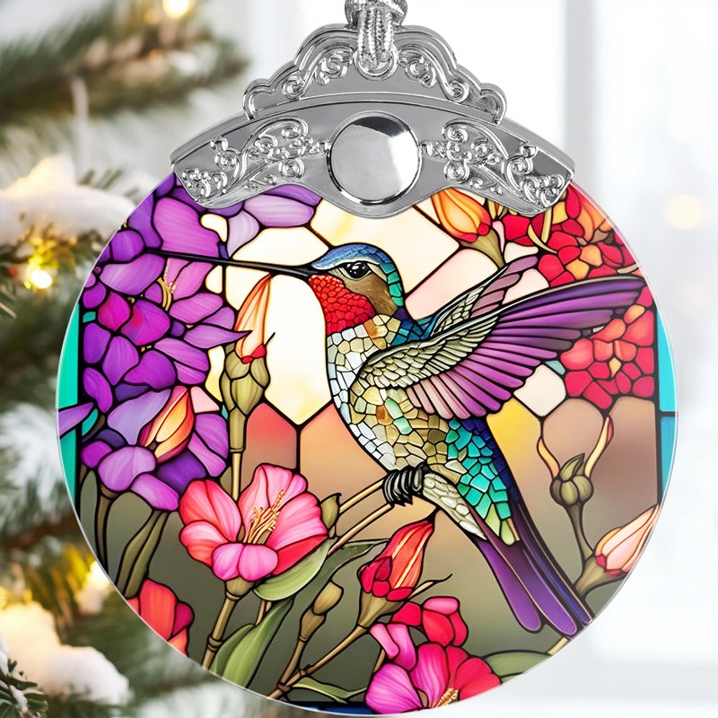 Jocidea Hummingbird Christmas Ornament - Jocidea Hummingbird Decor - Hummingbird Christmas Tree Ornament - Hummingbird Christmas Decorations - Hummingbird Gifts Ideas - Xmas Gifts for Hummingbird Lover - Image 2