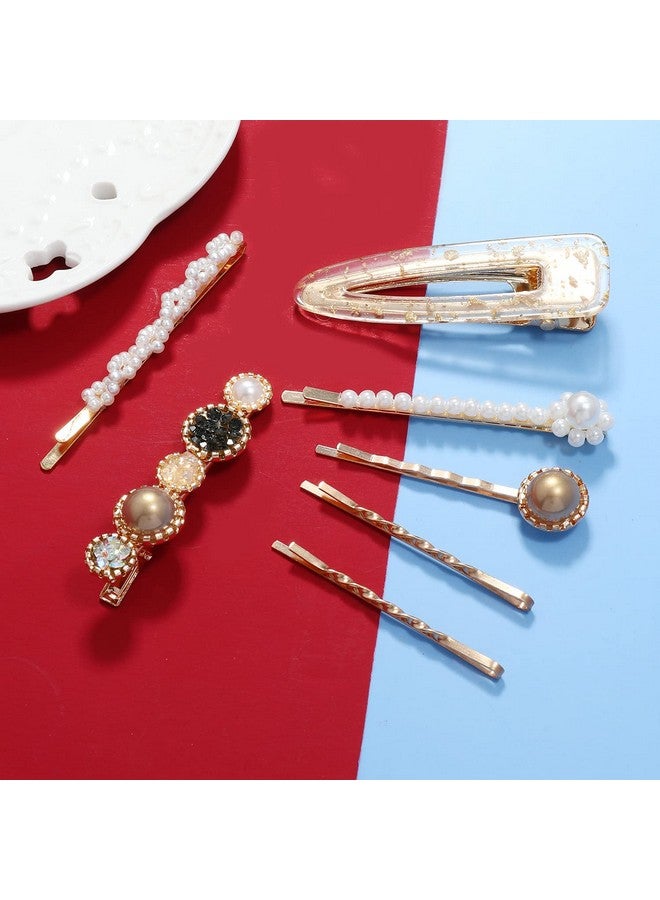 Belicia Women Hair Accessories 18PCS Handmade Simulation Pearl Barrettes Clip Set Geometric Flower Bobby hairpin Girls Headwear - Image 5