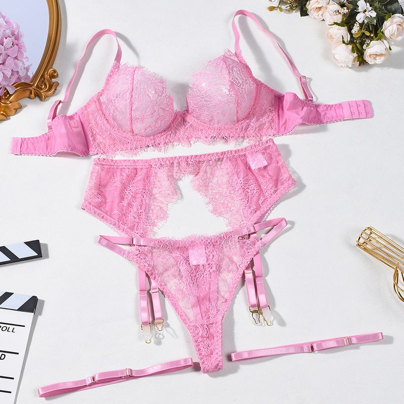 Nothing Floral Lace Underwear 4-Piece Set - Image 1