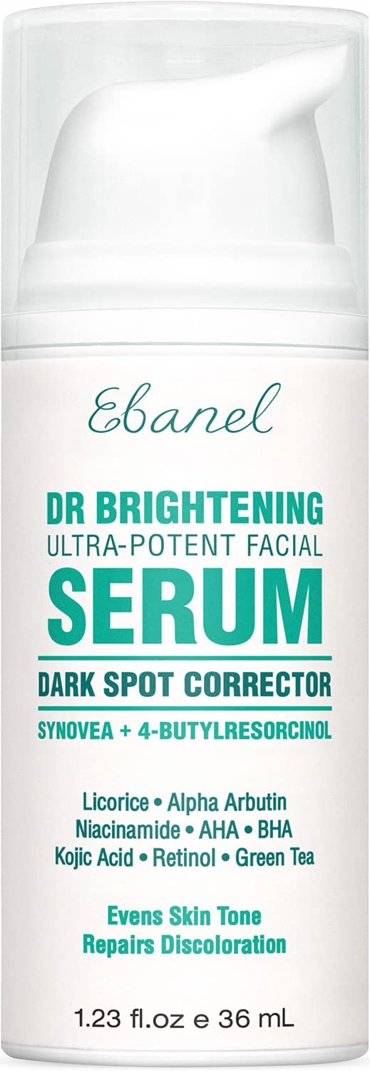 Ebanel Ebanel Dark Spot Remover for Face Peel Skin Brightening Serum Melasma Hyperpigmentation Treatment, Sun Spot Age Spots Remover, with Synovea HR, 4-Butylresorcinol, Niacinamide, Kojic Acid 