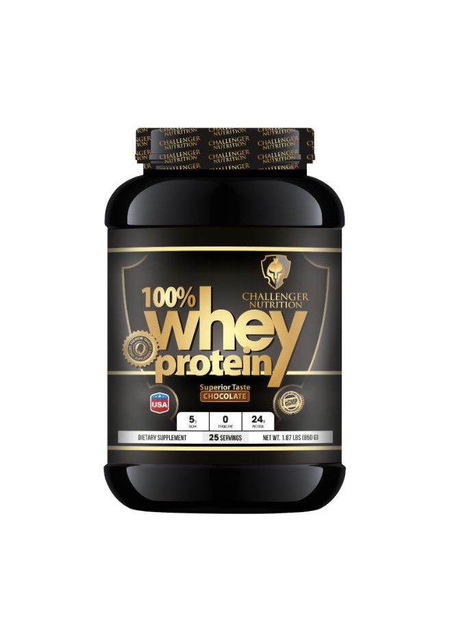 CHALLENGER NUTRITION Whey Protein Chocolate 850 Gm  - Image 1