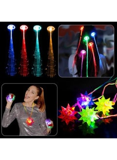 83Pcs Led Light Up Toys Party Favors Glow in the Dark Party Supplies for Kid/Adults Halloween with 50 Finger Lights, 8 Jelly Rings, 5 Flashing Glasses, 5 Bracelets, 5 Fiber Optic Hair Lights an - pzsku/Z1583ADF620B25733AC55Z/45/_/1690378514/29d1e503-e052-474e-93a1-80a77dd589bb