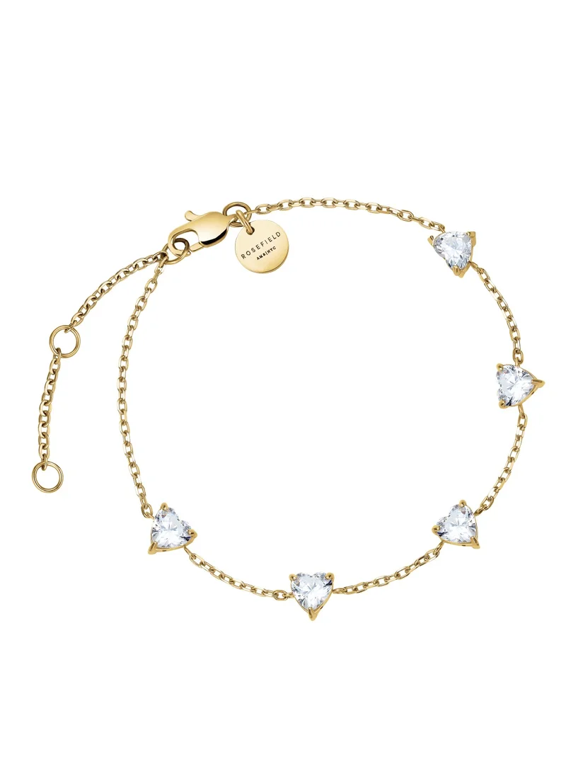 RoseField Rosefield Row of Hearts Bracelet - JBRHG-J1013
