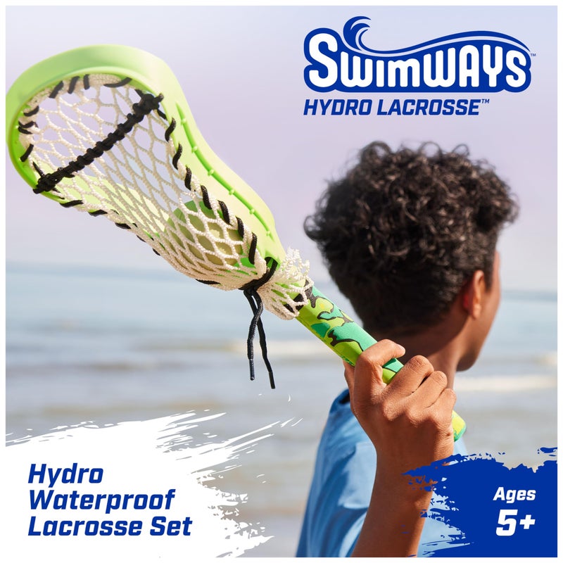 SwimWays Hydro Lacrosse, Blue, Outdoor Games for Adults & Kids, Swimming Pool Accessories and Pool Party Games, Blue - Image 2