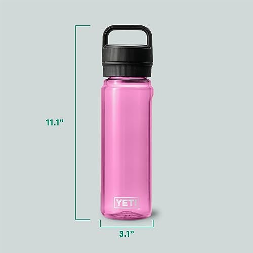 YETI Yonder 750 ml/25 oz Water Bottle with Leakproof Yonder Chug Cap, Power Pink - Image 4