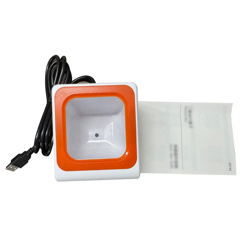 Automatic Omnidirectional Desktop Barcode Scanner USB Wired With Voice Prompt CMOS Sensor - Image 2