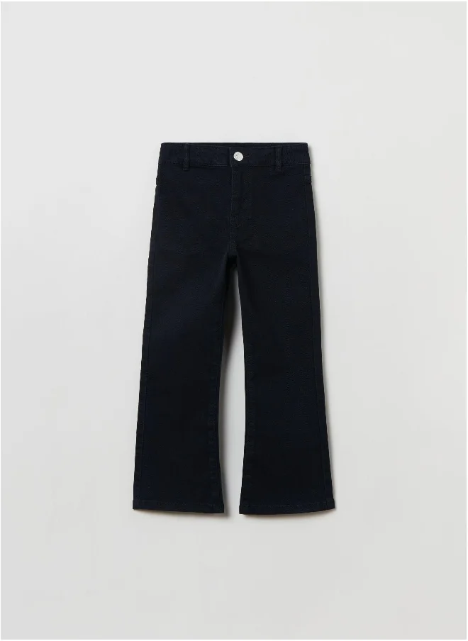او في اس Flare-fit jeans with pockets