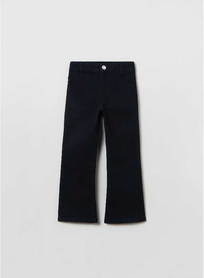 او في اس جينز بقصة واسعة بجيوب - Image 1