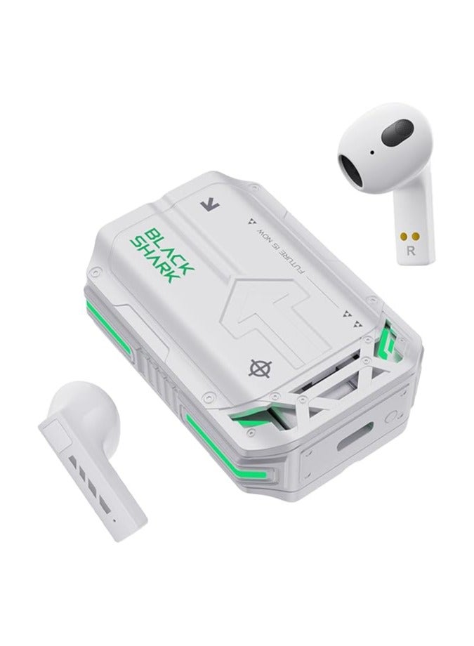 بلاك شارك سماعات أذن لاسلكية تعمل بتقنية البلوتوث، تحكم باللمس مع شحن، تشغيل، باس عميق، سماعات ستيريو مقاومة للماء، داخل الأذن، ميكروفون مدمج لأجهزة الكمبيوتر المحمول/أندرويد - Image 1