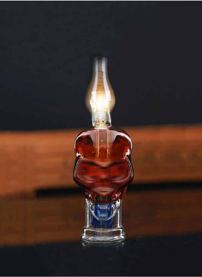 Generic Glass Home Decorative Heat Resistant Oil Lamp Vase 