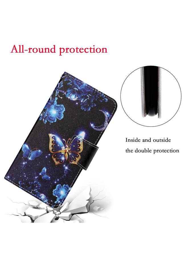 Zaboon Case For Huawei P30 lite Colored Drawing Pattern Horizontal Flip Leather Case with Holder & Card Slots & Wallet & Lanyard - Image 5