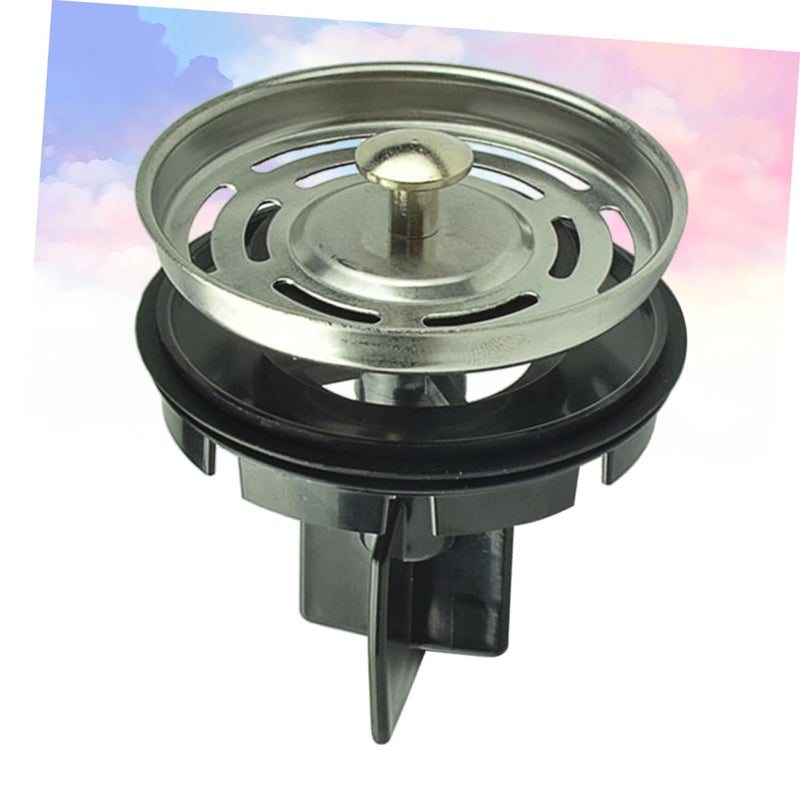 2 Pack Multifunctional Kitchen Sink Drain Plug Detachable Easy Clean Anti Clogging Filter - Image 4