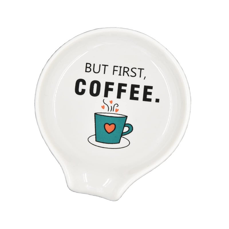 Coffee Spoon Rest Coffee Bar Accessories Small Teaspoon Holder Coffee Station Dcor But first Coffee