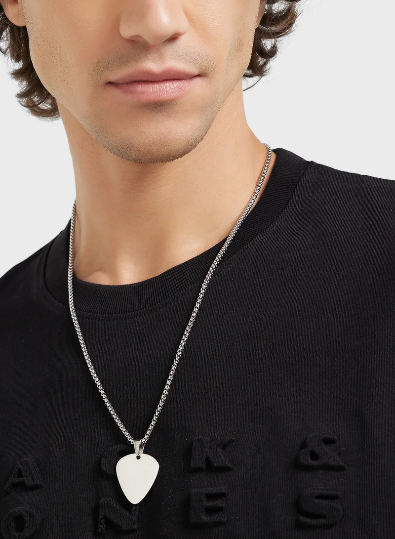 Robert Wood Pendant Chain Necklace