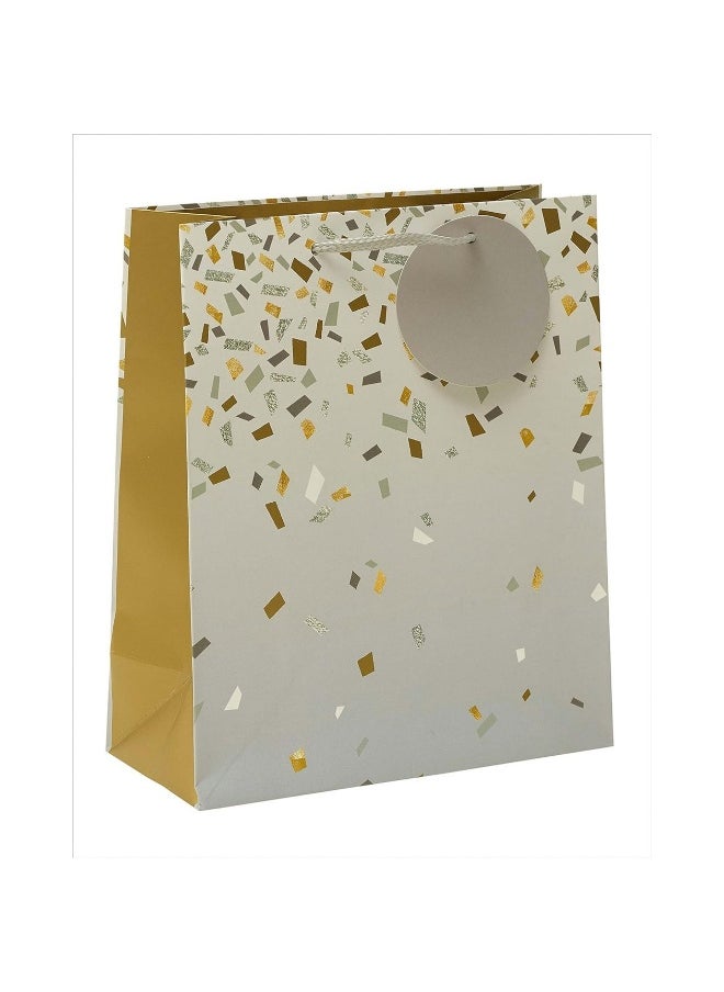 UK Greetings Silver & Gold Patterned Medium Gift Bag - pzsku/Z15840B1188724230FE11Z/45/_/1737463783/62574d87-0df1-4118-8321-30d14ead3106