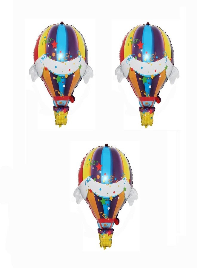 Morndew 2 PCS Hot Air Balloons Foil Balloons for World Travel Themed Party Baby Shower Birthday Party Wedding Party Decorations - Image 5