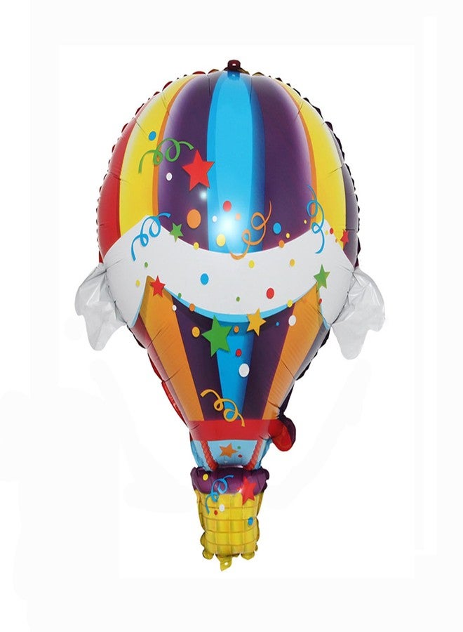 Morndew 2 PCS Hot Air Balloons Foil Balloons for World Travel Themed Party Baby Shower Birthday Party Wedding Party Decorations - Image 1